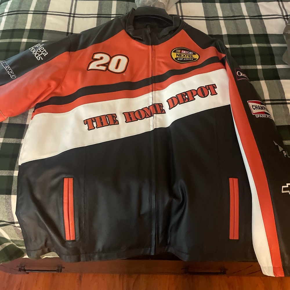 Brand new tony Stewart leather jacket new with tags. Never worn.